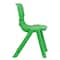 Flash Furniture Green Plastic Stackable School Chair with 15.5'' Seat Height, PK4 4-YU-YCX4-005-GREEN-GG - alternate 9